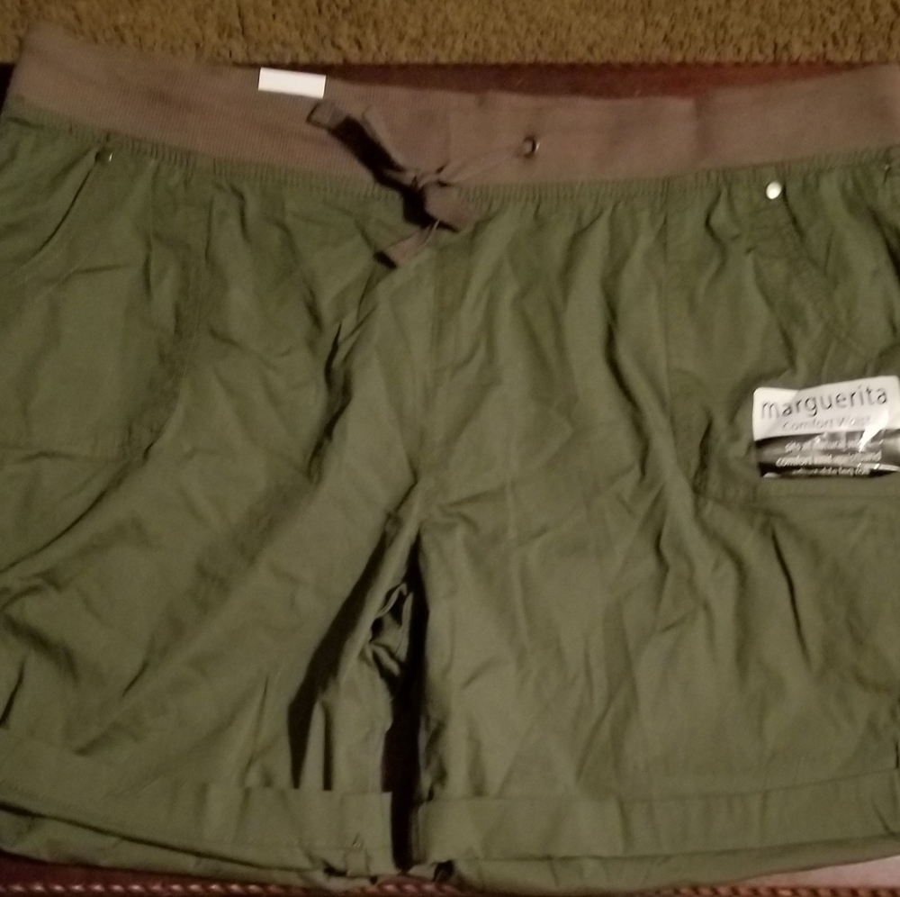 DASH Green Women's shorts 3XL NWT